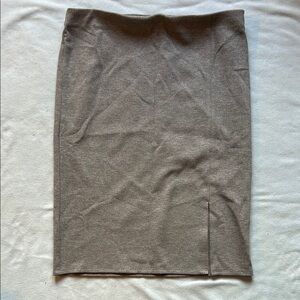 Elegant Gray Pencil Skirt